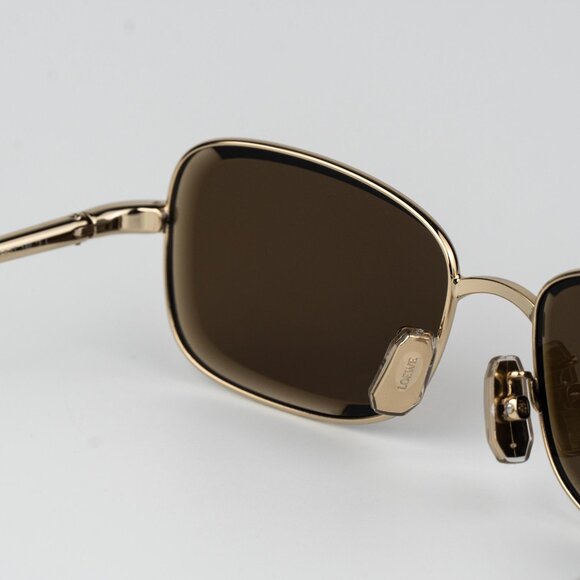 Loewe ANAGRAM Women Sunglasses Gold LW40159U 32G NEW AUTHENTIC - Picture 7 of 11